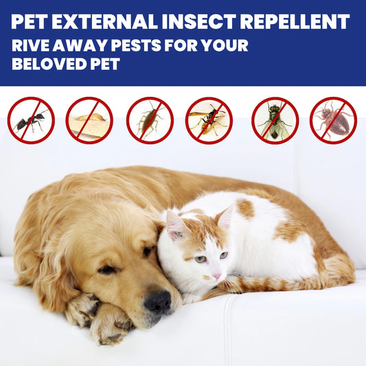 Yegbong Pet Insect Repellent Spray Pet Skin Cleaning Promote Pet Health Relief Discomfort Soothing Itching Pet Skin Care Spray