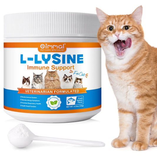 AEVYVKV L-Lysine Supplement for Cats – Immune, Respiratory & Eye Health Powder - Bdba PK