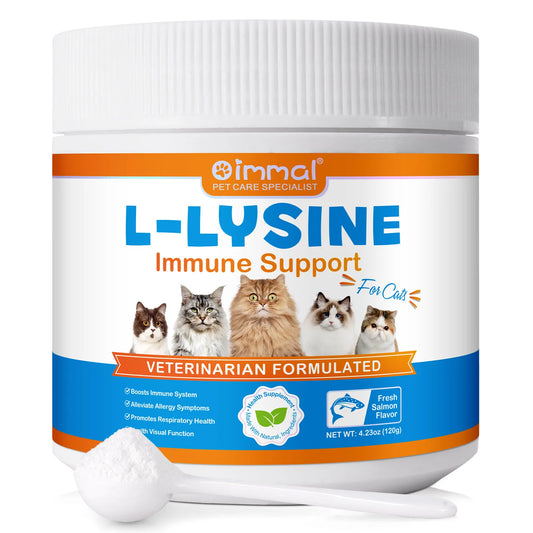 AEVYVKV L-Lysine Supplement for Cats – Immune, Respiratory & Eye Health Powder - Bdba PK