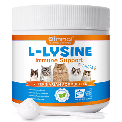 AEVYVKV L-Lysine Supplement for Cats – Immune, Respiratory & Eye Health Powder - Bdba PK
