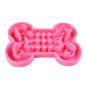 Pet Dog Bowl Healthy Soft rubber Slow Food Feeder Anti-Slip Anti-Gulping Choke travel bowl for Cat dog Food feeding slow feeder