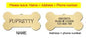 Pet ID Tag Personalized Free Engraved Keychain for Cat Puppy Dog Tag Pendant Keyring Bone Paw Bone Pet Accessories