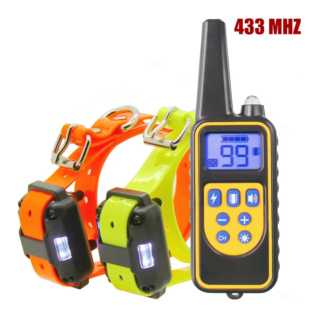 KPHRTEK H880 Remote Dog Training Collar – Shock, Vibration & Sound with LCD Remote - Bdba PK