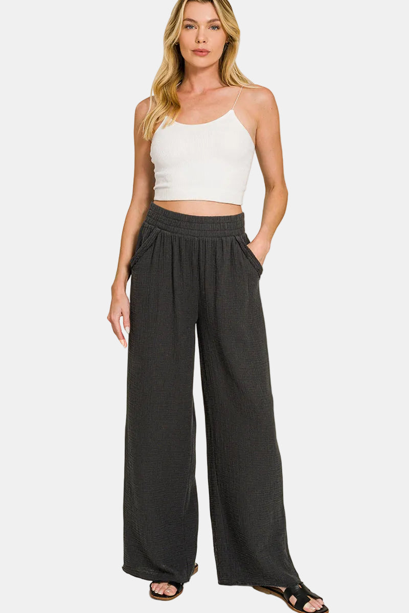 Double Gauze Lounge Pants / ASH MOCHA