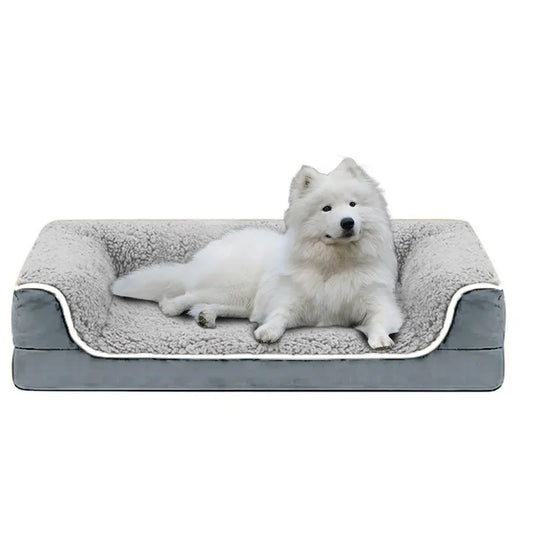 Large Washable Dog Mattress Mat – Plush Flannel Pet Bed for Dogs - Bdba PK