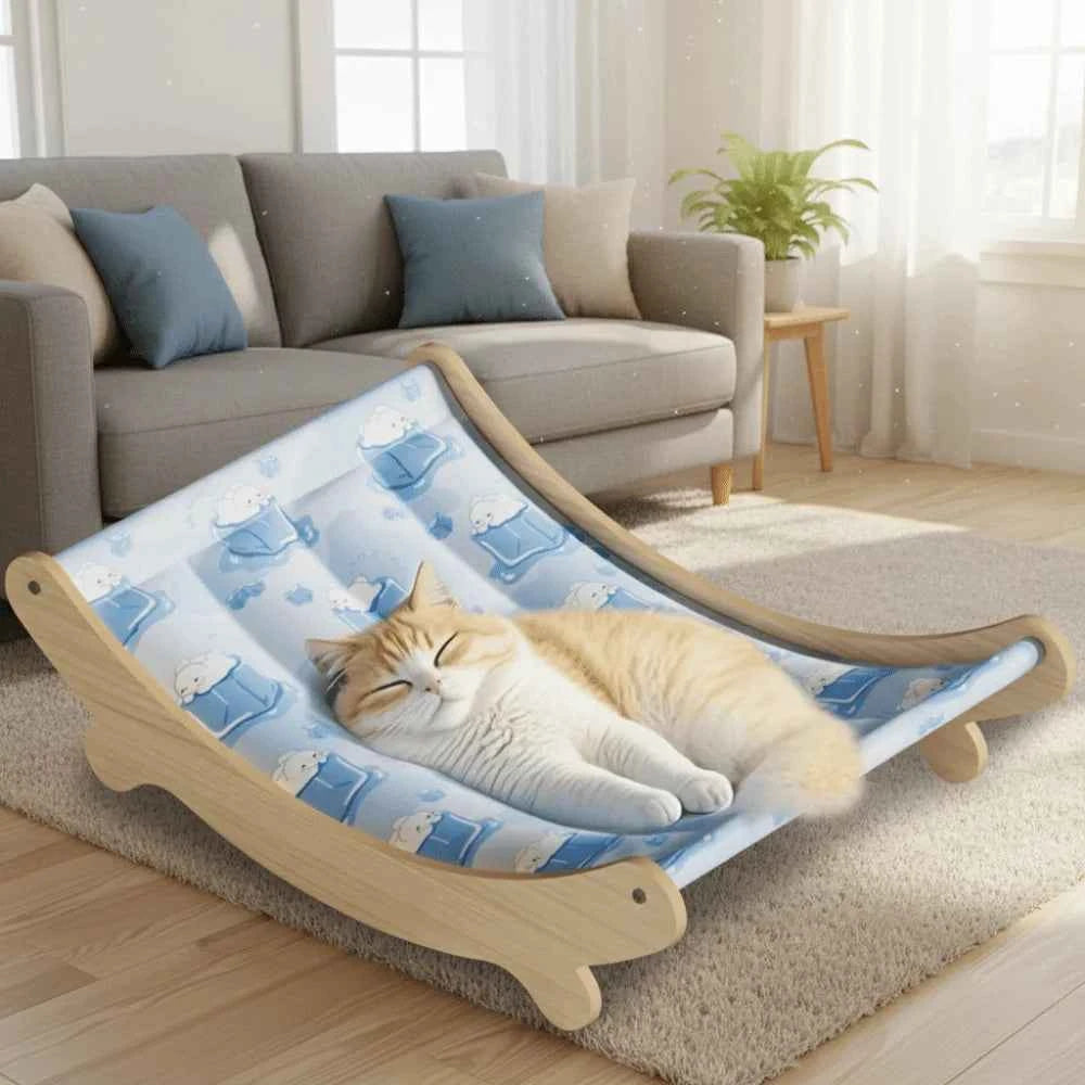 Pet Supplies Detachable Pet Recliner Moisture-proof Comfortable Cat Sofa Bed Waterproof Breathable Summer Cool Nest Living Room