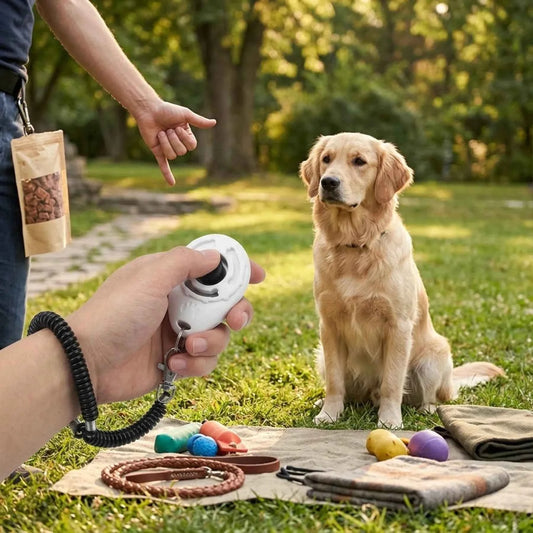 Wrist Strap Pet Training Clicker, Durable Lightweight Tool for Dog Cat Bird Horse Behavior Training