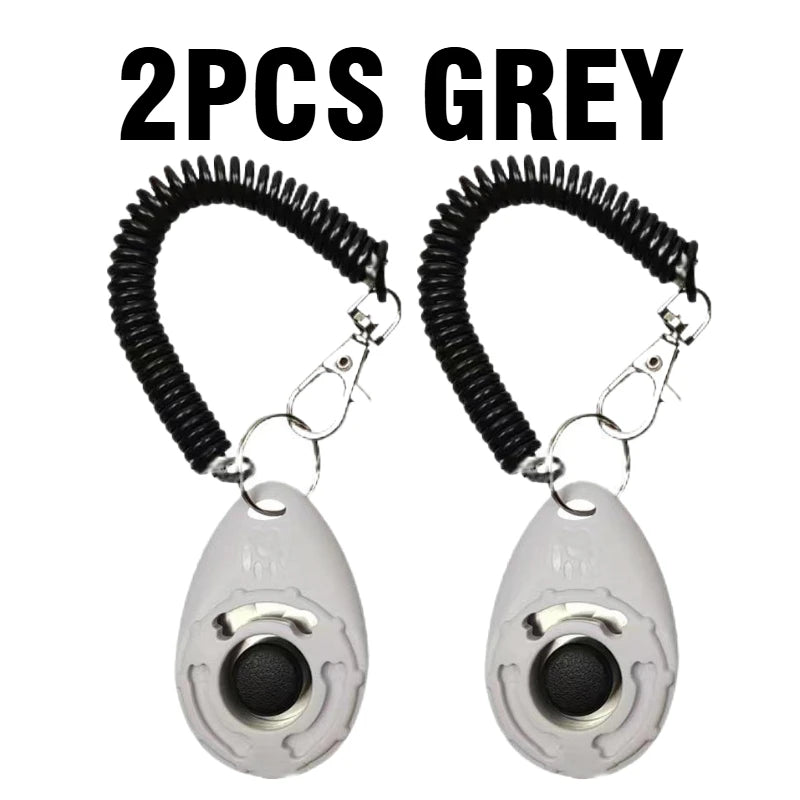[2pcs Professional Dog Training Clicker] Effective Pet Communication Device and Comprehensive Training Supplies Kit for Owners