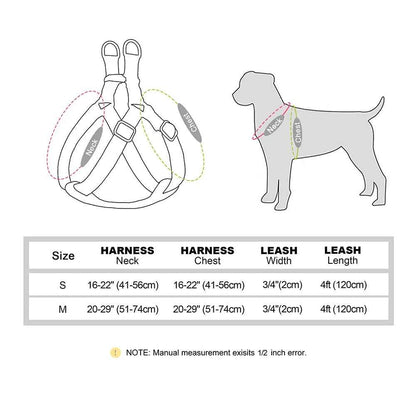 Free Personalized Dog Harness Leash Set PU Leather Dogs Harness Engraved ID Buckle Necklace for Small Medium Large Dogs Pitbull