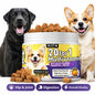20-in-1 Dog Multivitamin Soft Chews Skin Coat Immune Gut Health Support Vitamins Minerals Omega-3 Iron Zinc Supplement for Dogs