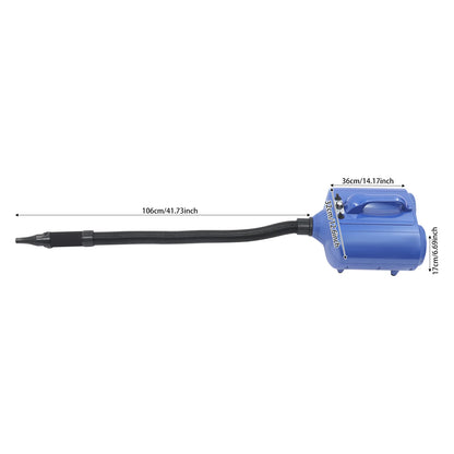 3600W Dual Motor High Power Pet Dryer 77~149℉ Warm Wind Pet Grooming Blower 60db Dogs Hair Drying Machine for Pet Hair Grooming