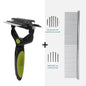 3 In 1 Pet Deshedding Brush Dog Hair Remover Pet Fur Knot Cutter Puppy Cat Comb Brushes Dogs Grooming Shedding Supplies