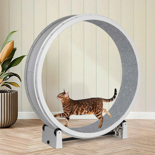 Cat Exercise Wheel Mat Non-Skid Felt Cushion for Running Wheel Base Reduces Noise Protects Floors Ideal Replacement Pad for Cats
