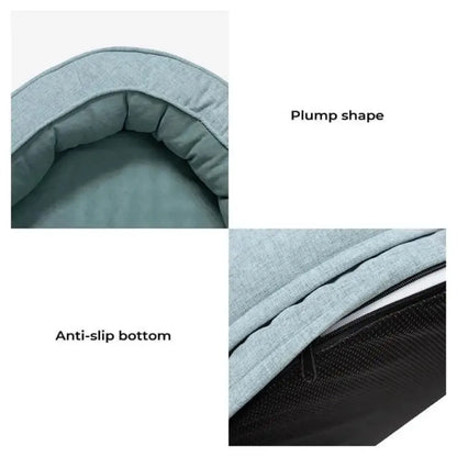 Non-Slip Breathable Dog Bed – Soft Linen Pet Bed for Small, Medium & Large Dogs - Bdba PK