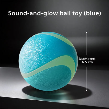 HOOPET Glow Dog Toy Ball Durable Rubber Border Collie Labrador Energy Consumption Puppy Pet Fetch Ball