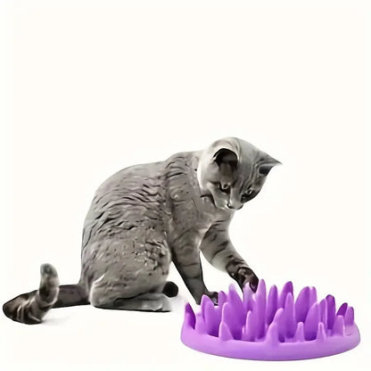 Jungle pet Slow Food Bowl: PP Material, Suitable for dog Cats, Encourages Slow Eating, and Promotes Digestion