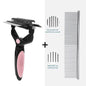 3 In 1 Pet Deshedding Brush Dog Hair Remover Pet Fur Knot Cutter Puppy Cat Comb Brushes Dogs Grooming Shedding Supplies
