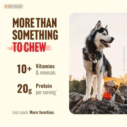 Odor Free Bully Sticks 4 Inch 25 Pack for Small and Medium Dogs - 100% Beef Chews for Pups Non-GMO Grain-Free Fully Digestible