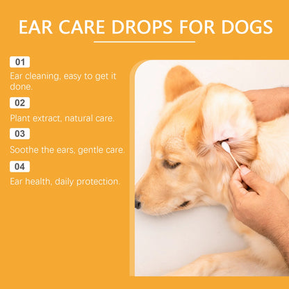 YEGBONG Dog Ear Care Drops – Anti-Fungal Itch Relief & Earwax Remover 60ml - Bdba PK