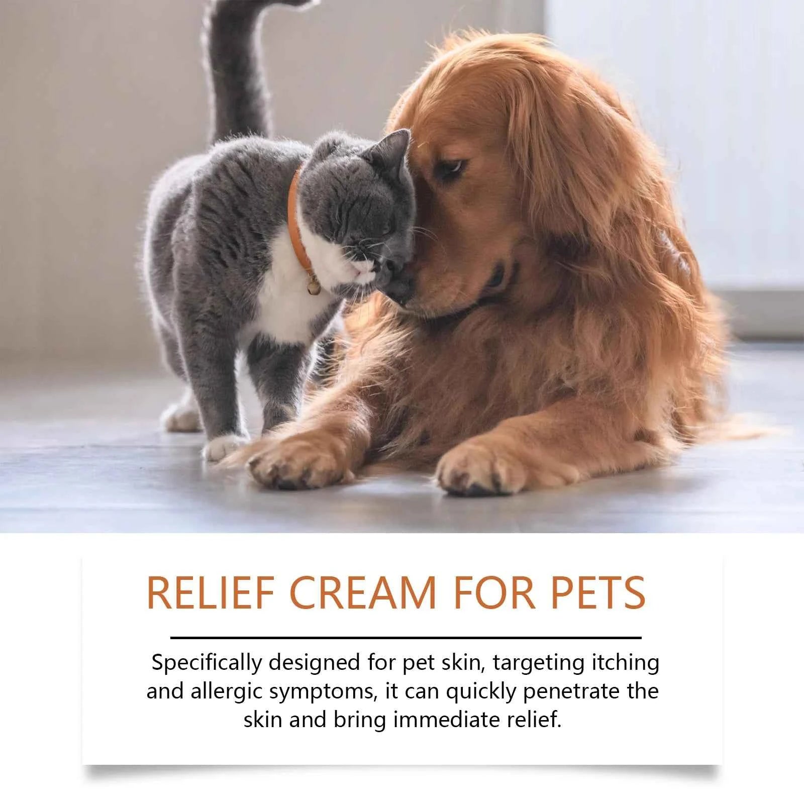 Yegbong New pet antipruritic and anti-allergic skin cream skin soothing and restoring care herbal nourishing cream
