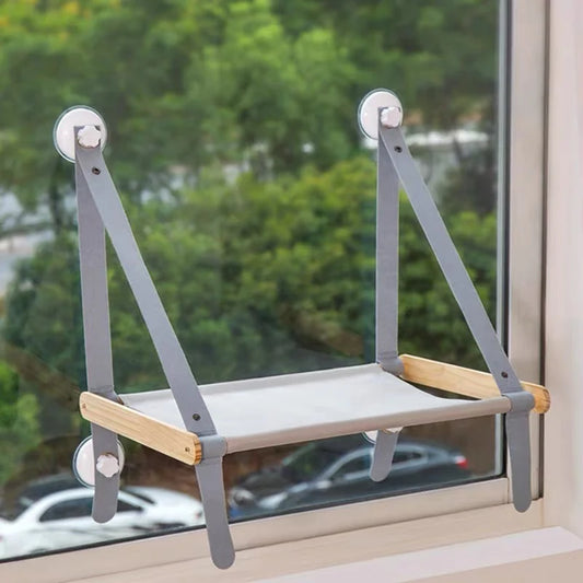Cat Window Hammock – Foldable Hanging Bed with Suction Cups for Cats - Bdba PK