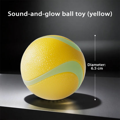 HOOPET Glow Dog Toy Ball Durable Rubber Border Collie Labrador Energy Consumption Puppy Pet Fetch Ball