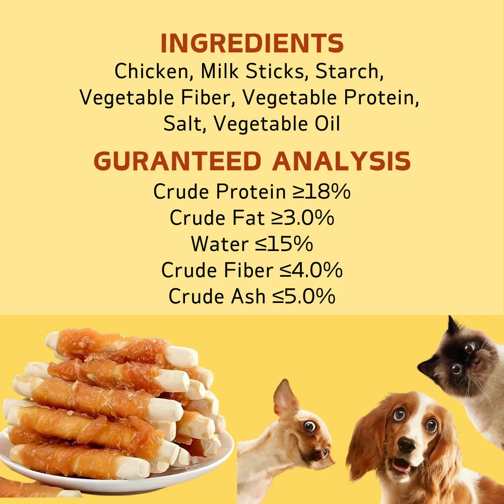Chicken Milk Stick Dog Treats – Soft, Easily Digestible Snacks for All Dog Sizes - Bdba PK