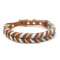 New Style Leather Leashes And Collars For You Dog Soft Nylon Braided Pet Shepherd Collar Medium Large Dogs Strong Pulling Set