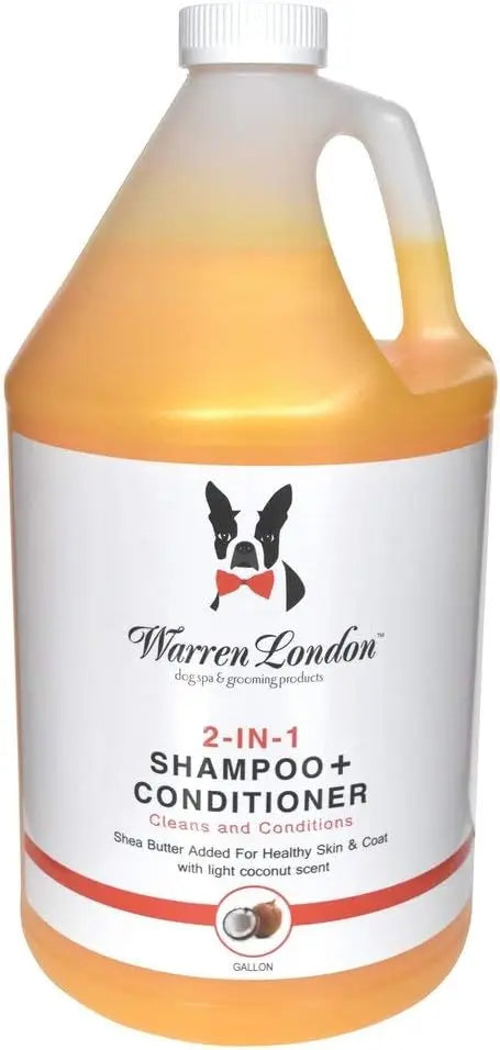 2-in-1 Pet Shampoo & Conditioner for Dogs & Cats | Soothes Dry Itchy Skin | Dandruff Control | 17oz | Made in USA - Bdba PK
