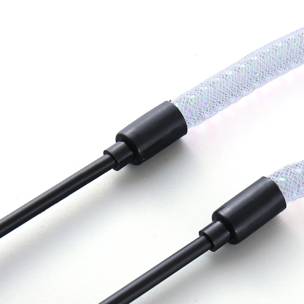 2pcs Spring Hose Feather Sequins Cat Teaser Stick Cat Rod Kitten Pet Toys