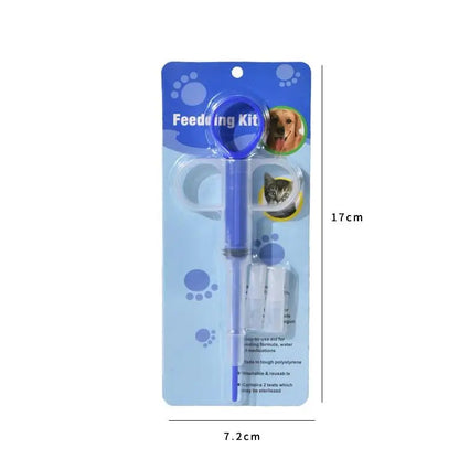 Pet Pill Dispenser  With Soft Tip, Cat Dog Medicine Dispenser Shooter With Ergonomic Plunger, Small Animal Feeding Tool