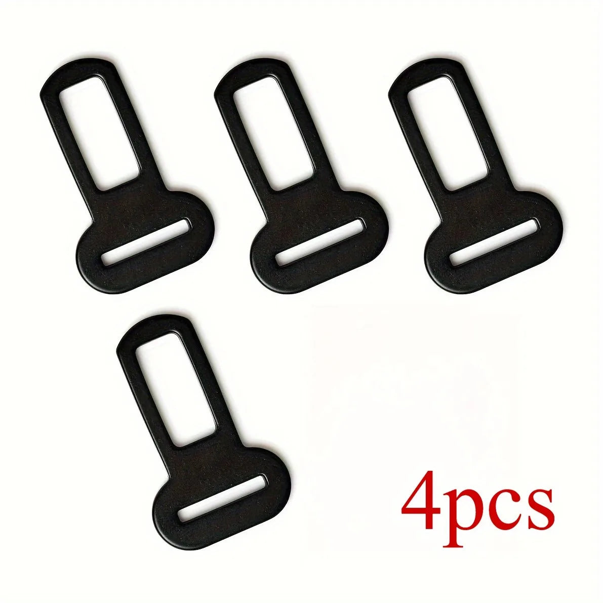 2/4Pcs Metal Pet Seat Belt Adapter Clips, Universal Car Truck Connector for Dog Leash Travel Safety Accessory
