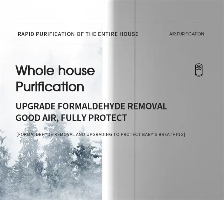 2024 New Portable USB Air Purifier Blue Anion Quickly Purifies the Environment and Can Add Essential Oils Low Noise Deodorizer