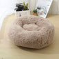 Round Cat Beds House Soft Long Plush Bed For Dogs Basket Pet Products Cushion Cat Bed Cat Mat Sleeping Sofa, Suitable For Winter
