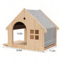 1pc Wall Mounted Cat Condo Villa Wooden Cats Climbing Floating Shelf Kitten House Wall Furniture for Sleeping and Resting