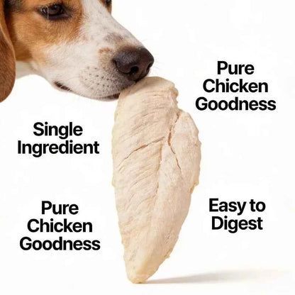 200g Freeze-Dried Chicken Breast – Dog & Cat Snack, Nutritious & Yummy