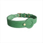 Leather Collar Locator Collar Pet Dog Collar Tracking Full Grain Cowhide Detachable