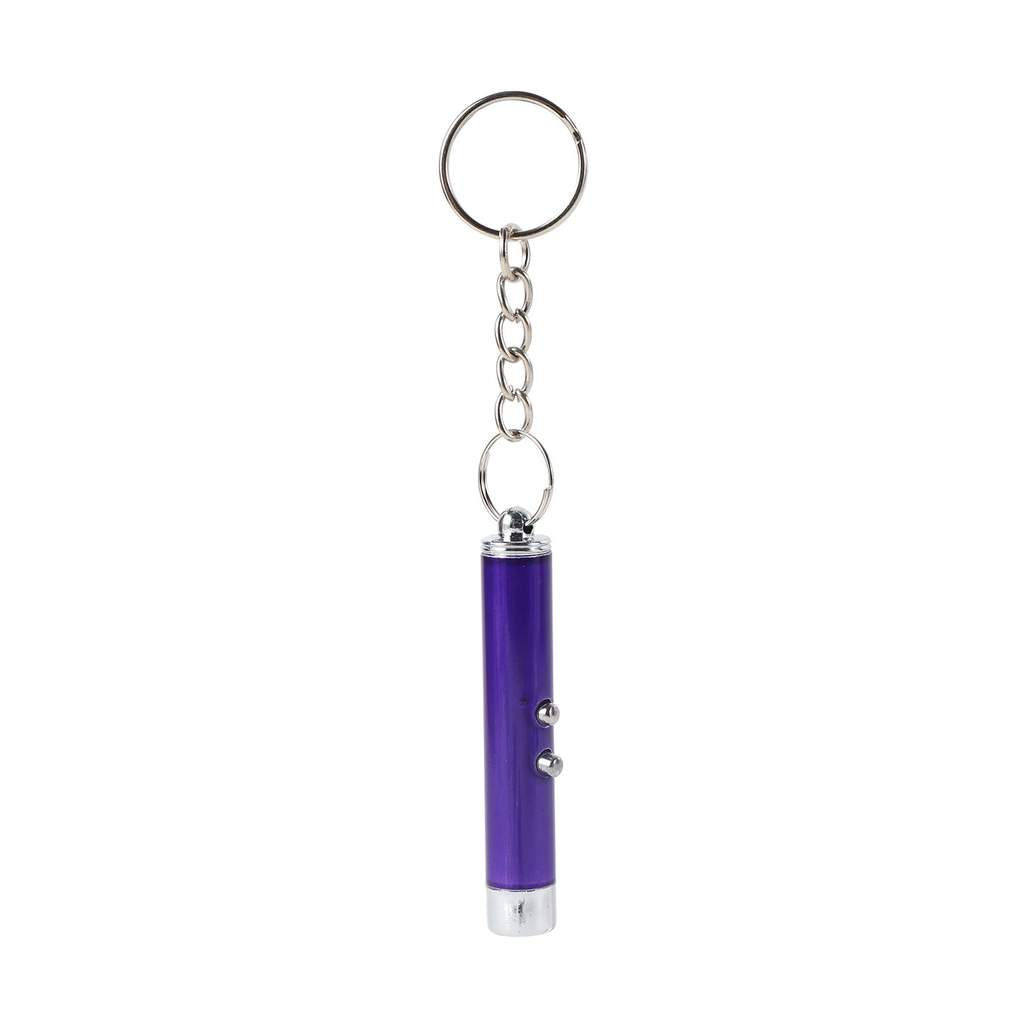 2pcs Laser Pointer Interactive Cat Toy Indoor Cat Fun Stick UV Flashlight LED Keychain Kitten Pet Training Play