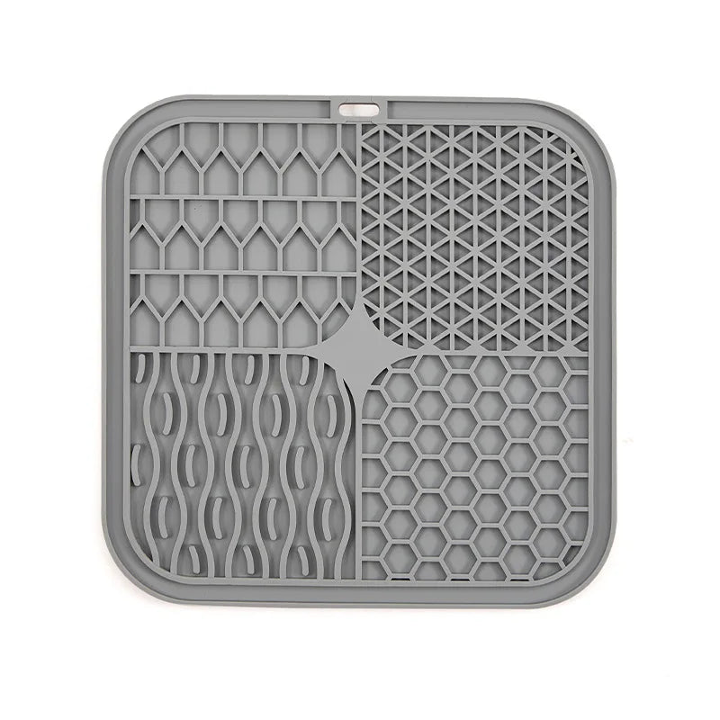 Silicone Pet Licking Tray – Anti-Choking Slow Feeder for Dogs & Cats with Suction Cup Base - Bdba PK