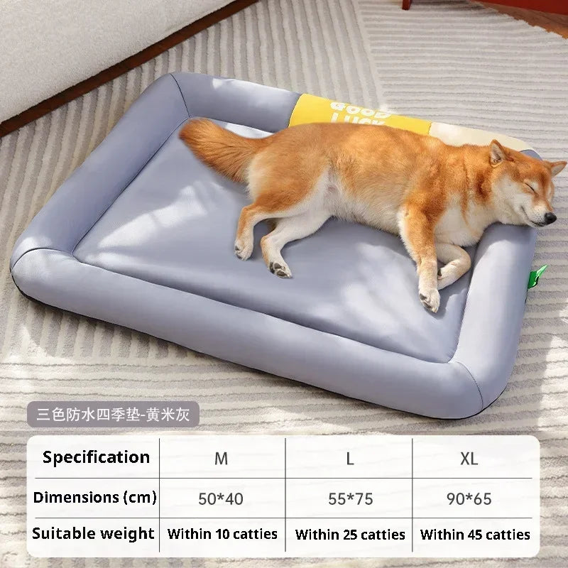 Pet Supplies Summer Cooling Bed Medium Dog Small Baskets Beds Cats Basket Bad Products Pets Dogs Accessories Blanket Cushions