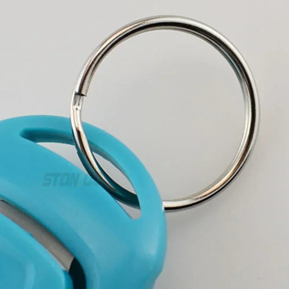 2-in-1 Pet Clicker and Whistle - Dog Trainer with Key Ring, Versatile Puppy Training Tool, Dog Flute and Clicker in One