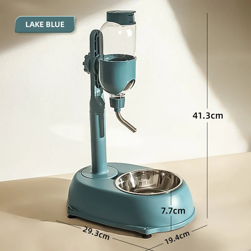 HOOPET Anti-Tip Hanging Pet Food & Water Dispenser – Auto Bowl Feeder for Dogs & Cats - Bdba PK