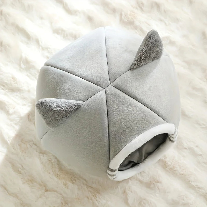 Deep Sleeping Cat Bed Cave Nest With Soft Mat Bed For Cats Pet Products Bag Sofa Pet House Dog Basket Tent Bearded Cama Para