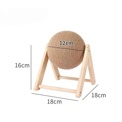Pet Cat Scratching Ball Kitten Sisal Rope Grinding Paws Claw Interactive Pet Toy