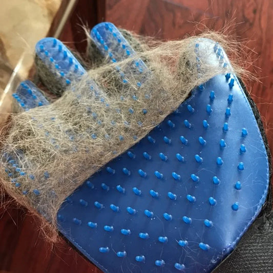 1PC Cat Hair Remove Gloves Rubber Pet Beauty Cleaning Grooming Effective Massage Dog Combs Floating Brush 6 Color - Bdba PK