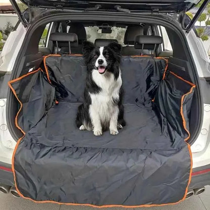 Durable Polyester Auto Trunk Mat for Pets - Non-Slip, Scratch-Resistant, Easy-Clean Mat for SUVs and Cars, Pet Safety Mat