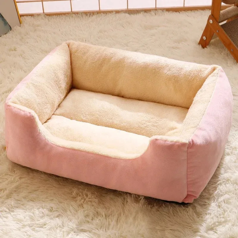 BeiYu Pet Breathable Cat & Dog Bed Cushion – Soft Basket Mat for Kittens & Small Dogs (S–XXL) - Bdba PK