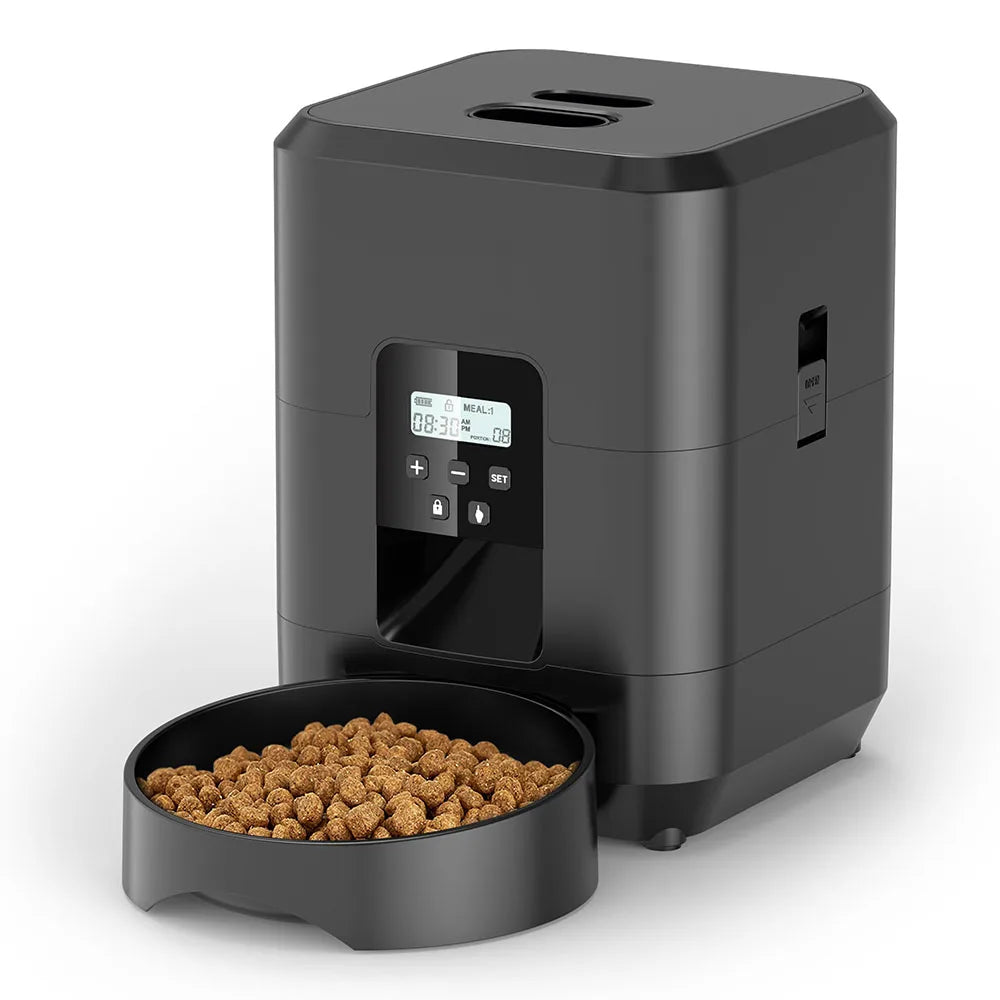 2L Push Button WiFi Camera USB Automatic Pet Feeder Smart Cat Feeder Slow Dog Feeder with Timer Video Pet Feeder Food Bowl
