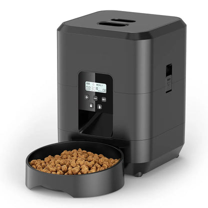 2L Push Button WiFi Camera USB Automatic Pet Feeder Smart Cat Feeder Slow Dog Feeder with Timer Video Pet Feeder Food Bowl