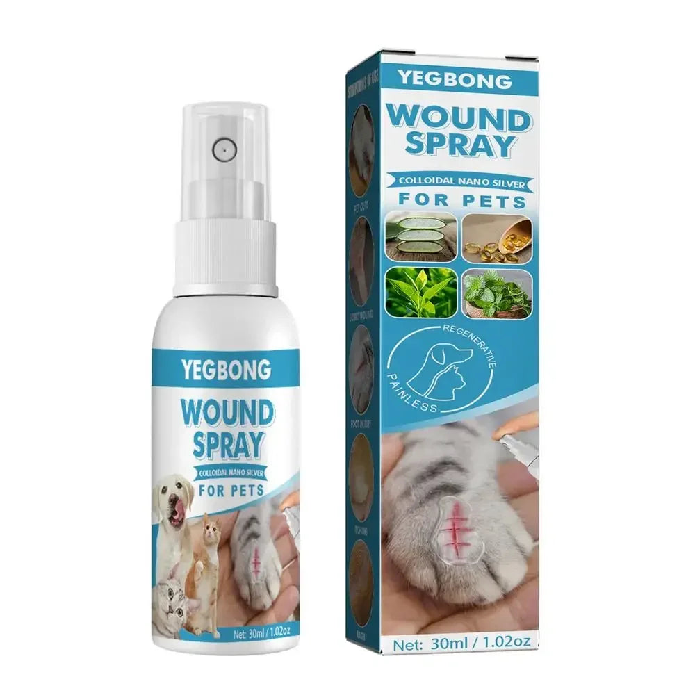 30ml Pets Anti-Itch And Itch Relief Dogs Cat Skin Healthy Care Spray Skin Care Treat Products For Itchy And Sensitive Skin - Bdba PK
